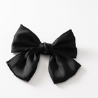 Oversized Satin Bow Hair Clip