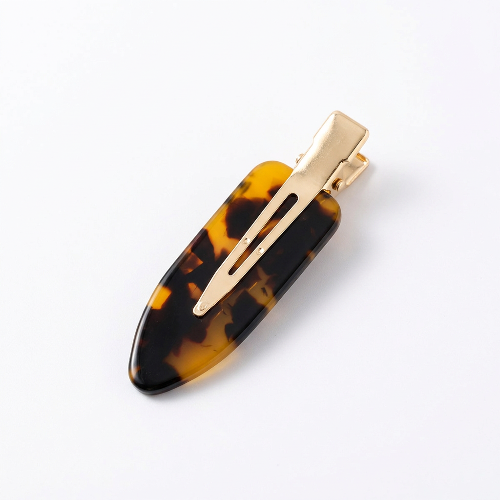 Tortoiseshell Acetate Side Hair Clip