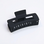 Frosted Square Claw Clip Minimalist 10.5cm