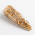Small Triangle Duckbill Hair Clip with Gold Accent