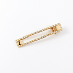 Rectangle Rhinestone Metal Barrette