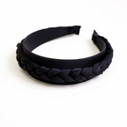 Braided Fabric Headband, Wide Plaited Hair Band