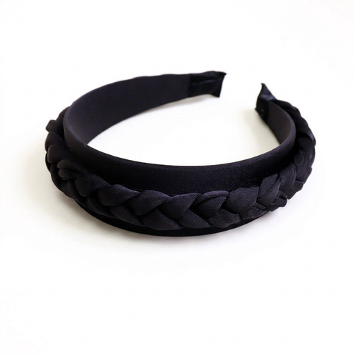 Braided Fabric Headband, Wide Plaited Hair Band