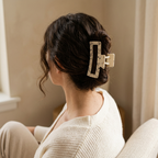 Oversized Square Claw Clip for Thick Hair 13cm
