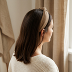 Knit Knotted Headband, Wide Vintage Hair Band