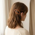 Faux Leather Cloud Hair Clip for Bangs