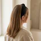 Knotted Fabric Headband, Wide Solid Color Hair Band