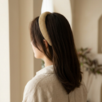 Crystal-Studded Alloy Headband, Slim 3 cm Band